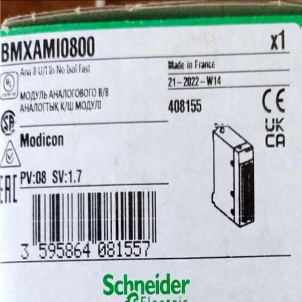 2026 Bmxami0800 Non-isolated Input Brand New Original Spot Plc
2026 Bmxami0800 Non-isolated Input Brand New Original Spot Plc