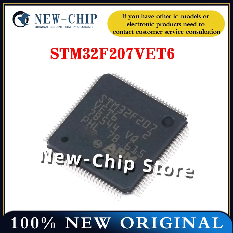 2 шт.-50 шт./лот STM32F207VET6 LQFP-100 32-битный микроконтроллер MCU новый оригинальный STM32F207
2 шт.-50 шт./лот STM32F207VET6 LQFP-100 32-битный микроконтроллер MCU новый оригинальный STM32F207