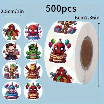 500PCS Spider-Man-Themed Stickers: Heroic Art for Gadgets, Scrapbooks – High-Quality Adhesive, Eye-Catching Prints kawaii
500PCS Spider-Man-Themed Stickers: Heroic Art for Gadgets, Scrapbooks – High-Quality Adhesive, Eye-Catching Prints kawaii