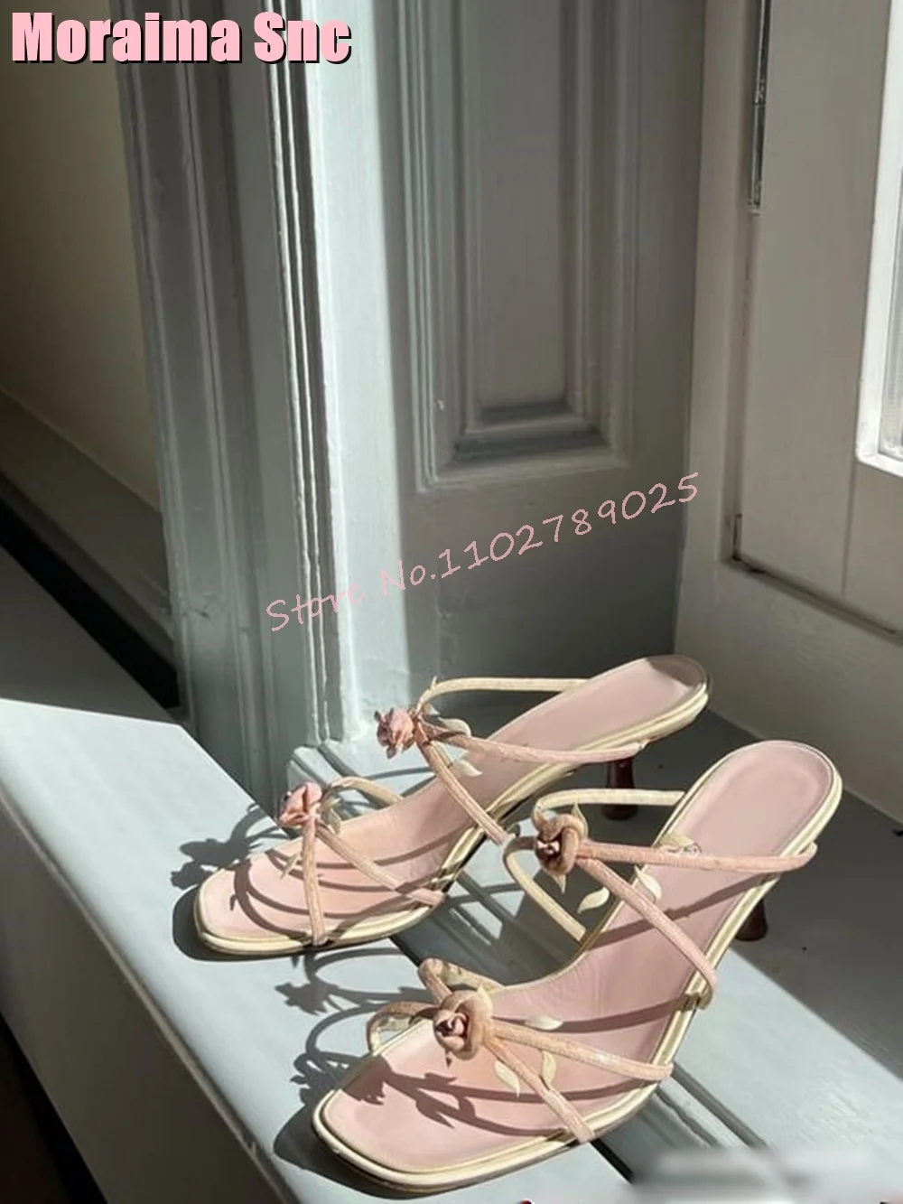 2023 Rosebud Floral Square Toe Slippers Stiletto Mid Heel Slip On Pink Solid Sexy Women Shoes Summer Sweet Style Casual Outdoor
2023 Rosebud Floral Square Toe Slippers Stiletto Mid Heel Slip On Pink Solid Sexy Women Shoes Summer Sweet Style Casual Outdoor