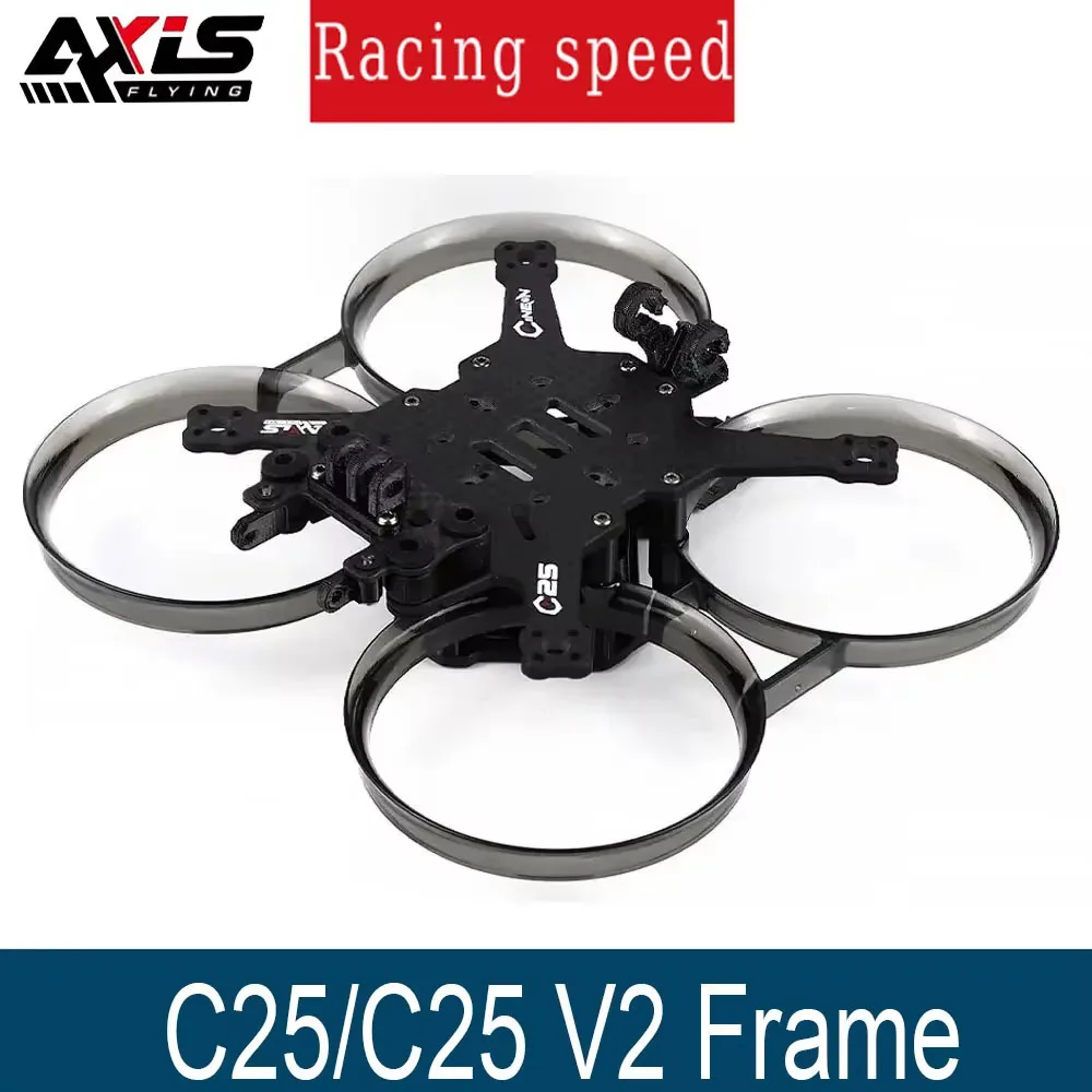 Axisflying C25/C25 V2 Комплект рамы для дрона из углеродного волокна 2,5 дюйма Cinewhoop Поддержка O3 Air Unit RC Дрон для фристайла
Axisflying C25/C25 V2 Комплект рамы для дрона из углеродного волокна 2,5 дюйма Cinewhoop Поддержка O3 Air Unit RC Дрон для фристайла