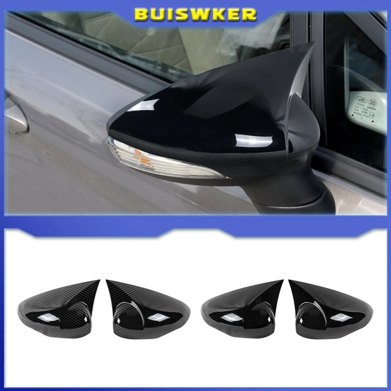 Carbon Fiber Bright black Side Rearview Mirror Cover For Ford Fiesta 7 VII MK7 2008 - 2017 Car accessories
Carbon Fiber Bright black Side Rearview Mirror Cover For Ford Fiesta 7 VII MK7 2008 - 2017 Car accessories