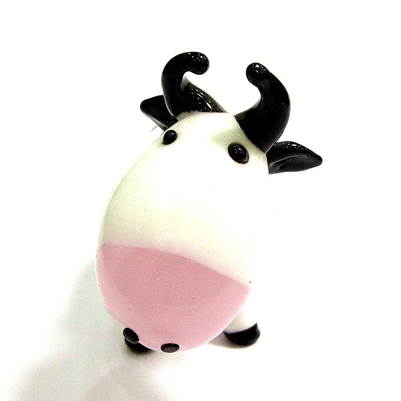 Handmade Murano Glass Ox Figurine Cute Mini Cow Ornaments Country Fresh Style Cartoon Animal Cattle Home Table Decor Accessories
Handmade Murano Glass Ox Figurine Cute Mini Cow Ornaments Country Fresh Style Cartoon Animal Cattle Home Table Decor Accessories