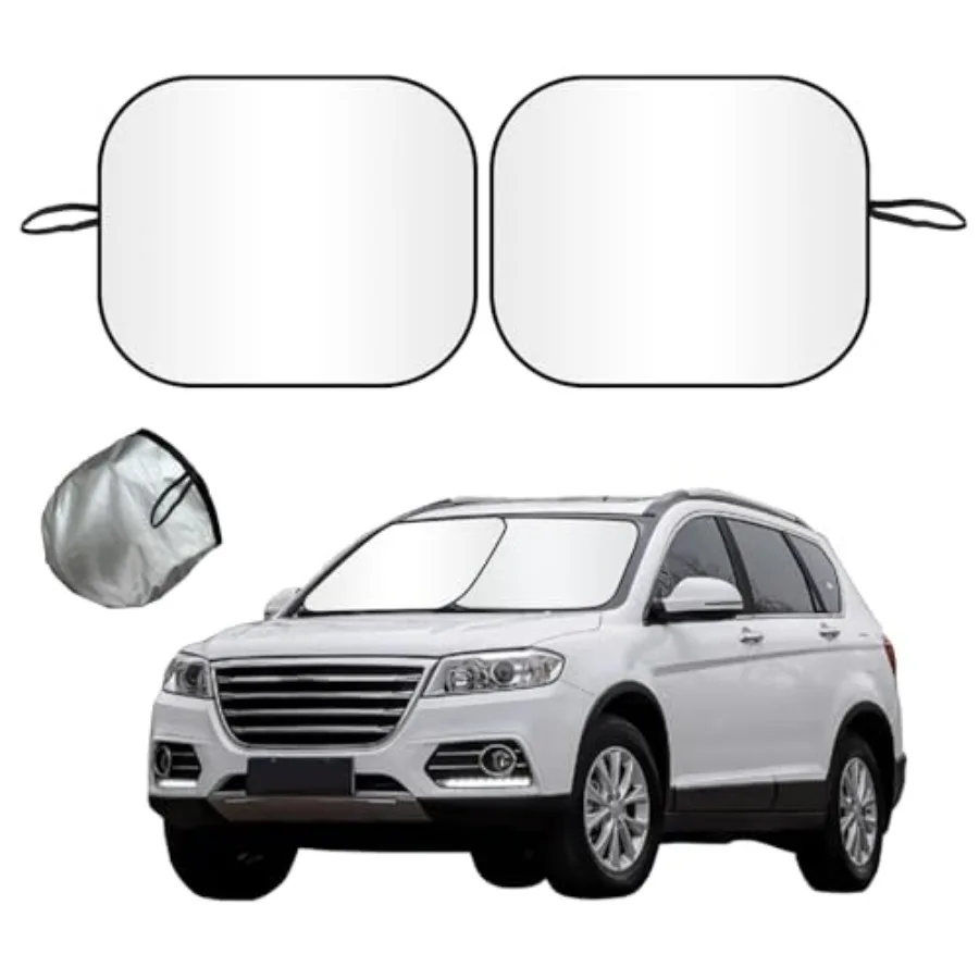 Car Windshield Sun Shade, 28" × 31" Foldable Automotive Front Window Sunshade Protector Sun Heat and UV Rays Blocker, Universal
Car Windshield Sun Shade, 28" × 31" Foldable Automotive Front Window Sunshade Protector Sun Heat and UV Rays Blocker, Universal