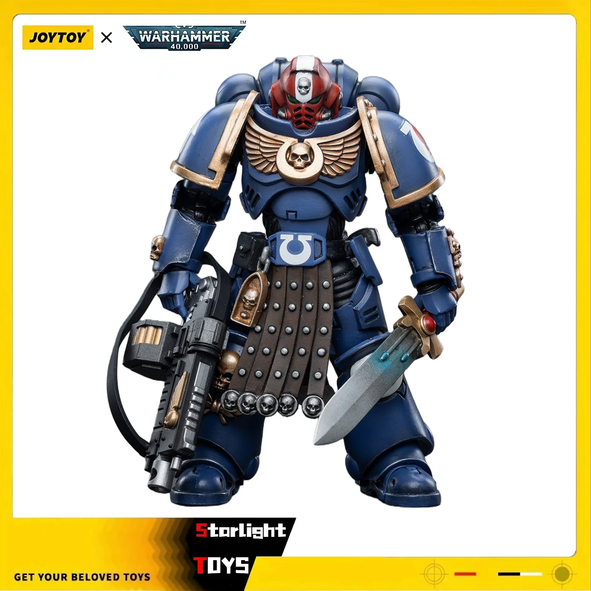 JOYTOY 1/18 Action Figure Warhammer 40K Ultramarines Intercessor Veteran Sergeant Brother Aeontas Model Toy Gifts
JOYTOY 1/18 Action Figure Warhammer 40K Ultramarines Intercessor Veteran Sergeant Brother Aeontas Model Toy Gifts