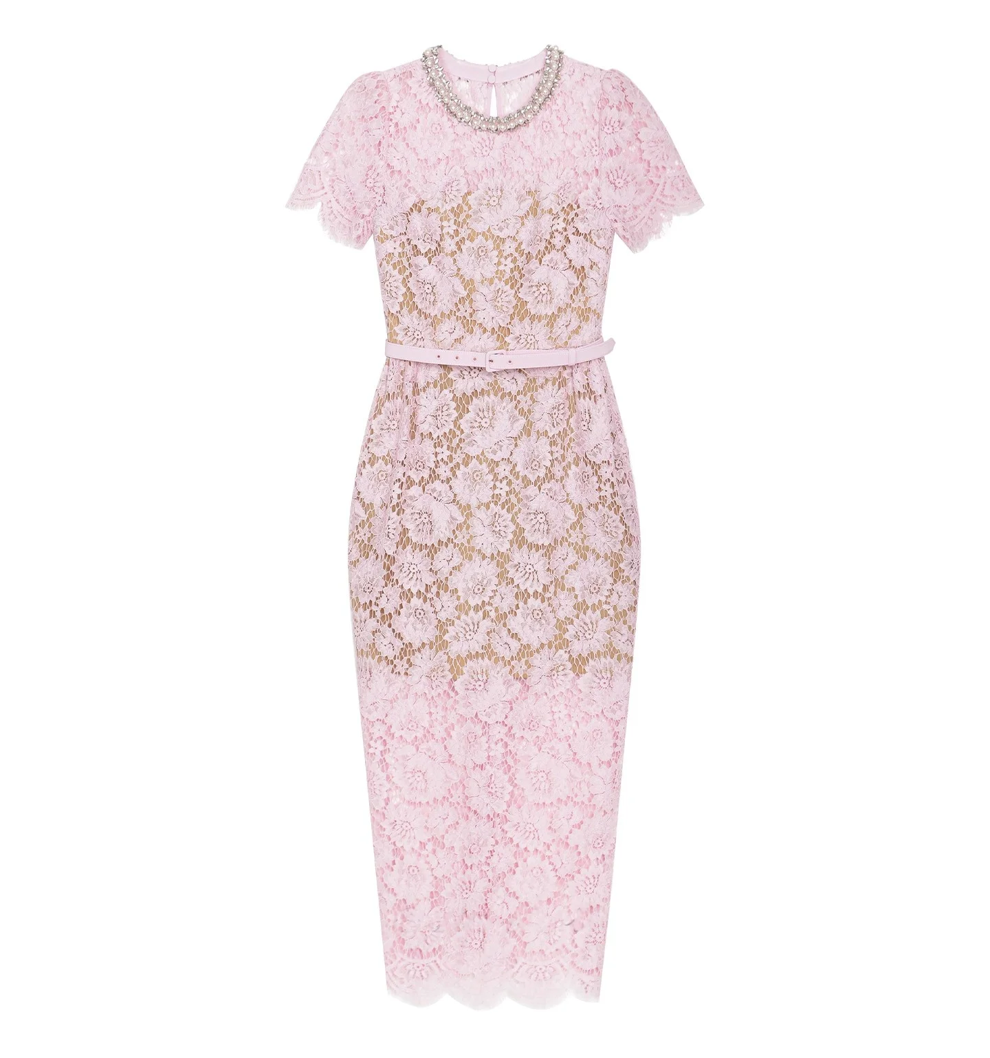 Original Pink Beaded Lace Embroidery Midi Dress UK6-UK 12
Original Pink Beaded Lace Embroidery Midi Dress UK6-UK 12