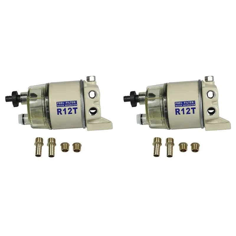 Authentic 2X New R12T Boat For -Marine Spin-On Fuel Filter / Water Separator 120At
Authentic 2X New R12T Boat For -Marine Spin-On Fuel Filter / Water Separator 120At