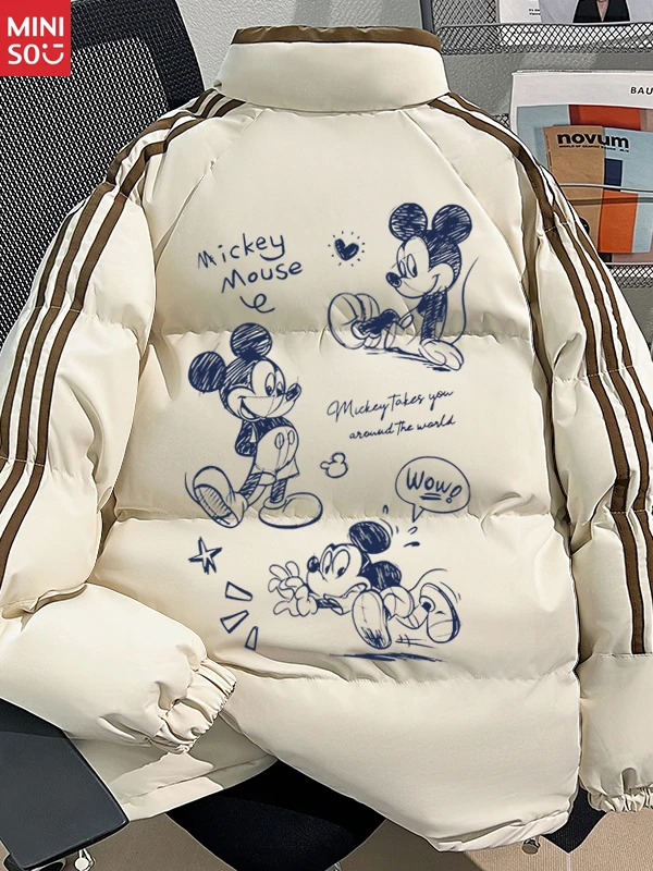 Одежда на хлопковой подкладке Disney, осенне-зимняя одежда на хлопковой подкладке, утепленные теплые куртки на хлопковой подкладке, одежда для пар
Одежда на хлопковой подкладке Disney, осенне-зимняя одежда на хлопковой подкладке, утепленные теплые куртки на хлопковой подкладке, одежда для пар