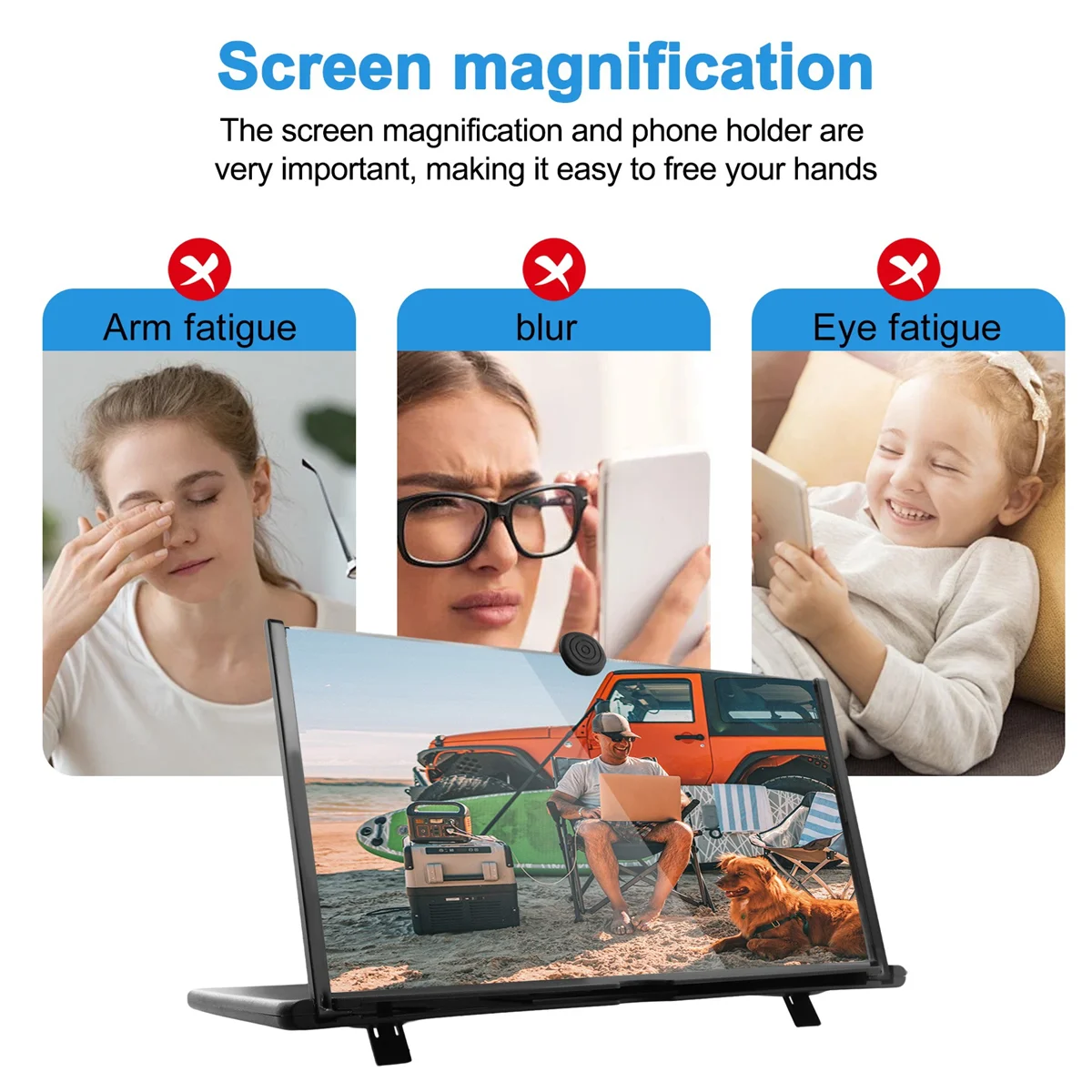 X64A_16 Inch Screen Magnifier Cell Phone Screen Amplifier Pull Out Cell Phone Amplifier Cell Phone Holder Screen Magnifier A
X64A_16 Inch Screen Magnifier Cell Phone Screen Amplifier Pull Out Cell Phone Amplifier Cell Phone Holder Screen Magnifier A