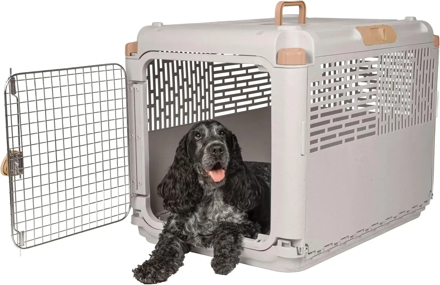 Collapsible Medium Pet Travel Carrier (Tan), Hard-Sided Kennel for Medium Dogs, Puppies, Cats, Kittens, Animals up to 50lbs, Was
Collapsible Medium Pet Travel Carrier (Tan), Hard-Sided Kennel for Medium Dogs, Puppies, Cats, Kittens, Animals up to 50lbs, Was
