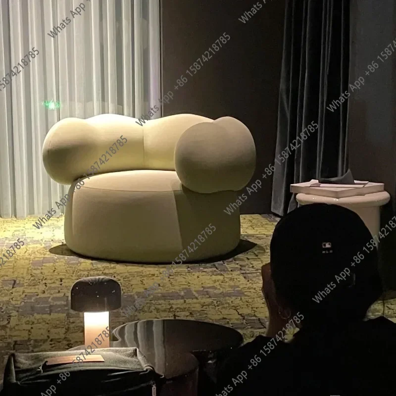 N67 Niche designer curved fabric sofa wabi sandy wind special-shaped small apartment pod sofa living room home
N67 Niche designer curved fabric sofa wabi sandy wind special-shaped small apartment pod sofa living room home