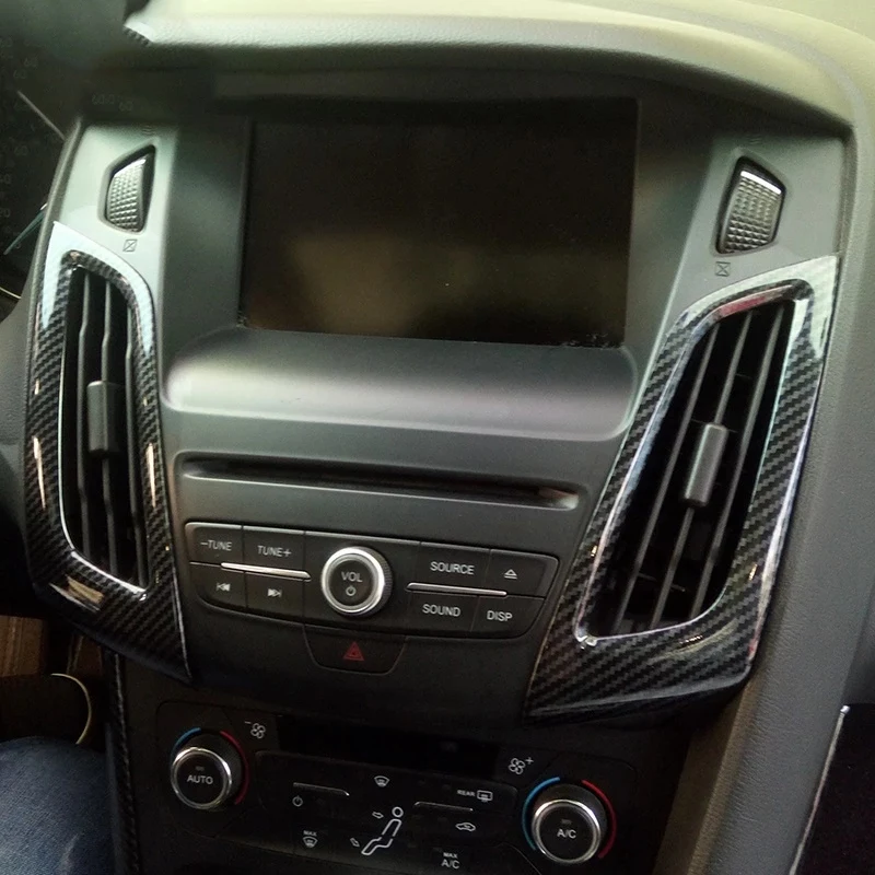 F9-2PCS For Ford Focus MK3 2012-2014 Carbon Fiber Color ABS Interior Dashboard Air Conditioner Vent Outer Frame Trim
F9-2PCS For Ford Focus MK3 2012-2014 Carbon Fiber Color ABS Interior Dashboard Air Conditioner Vent Outer Frame Trim