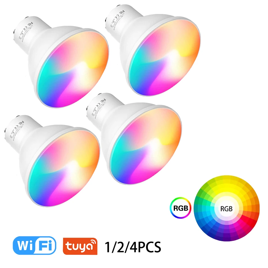 Светодиодная лампа Tuya Smart WiFi GU10 8 Вт RGB + CW + WW с регулируемой яркостью, голосовое управление, работает с приложением Alexa Google Home Smart Life
Светодиодная лампа Tuya Smart WiFi GU10 8 Вт RGB + CW + WW с регулируемой яркостью, голосовое управление, работает с приложением Alexa Google Home Smart Life
