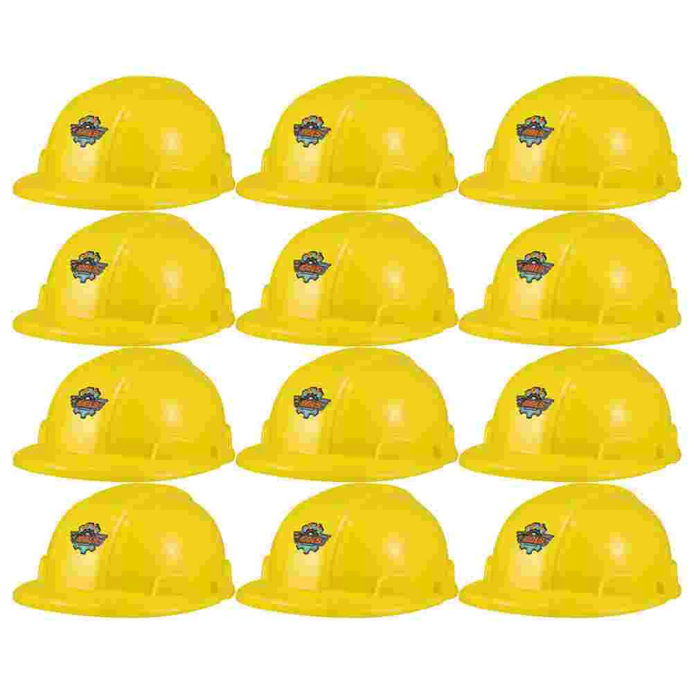 12 Pcs Tool Hat Kids Party Hats Toys Hard for Plastic Plaything Construction
12 Pcs Tool Hat Kids Party Hats Toys Hard for Plastic Plaything Construction