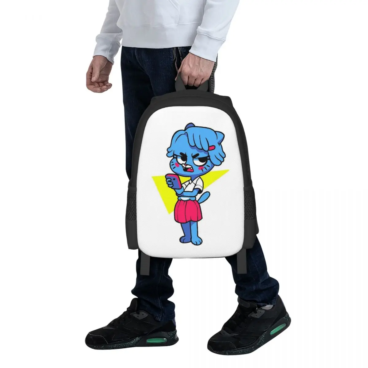 Nicole Watterson The Amazing World Of Gumball Anime Student Backpack School Bag Hiking Travel Daypack for Bookbag Shoulder Bags
Nicole Watterson The Amazing World Of Gumball Anime Student Backpack School Bag Hiking Travel Daypack for Bookbag Shoulder Bags
