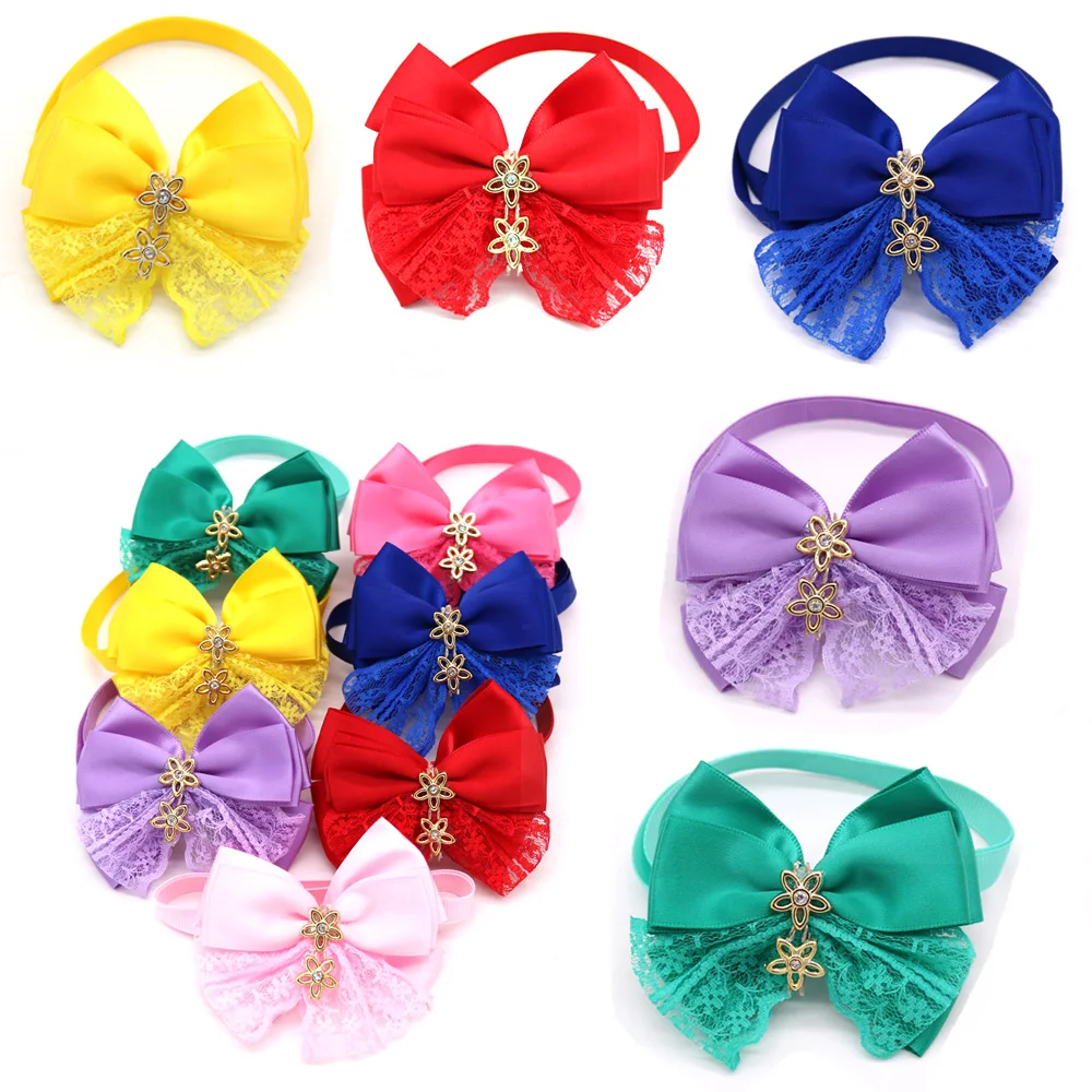 60PCS Pet Puppy Dog Cat Bow Ties Adjustable Flower Lace Bowknot Bowties Dog Accessories Pet Supplies Fit for Holiday Party
60PCS Pet Puppy Dog Cat Bow Ties Adjustable Flower Lace Bowknot Bowties Dog Accessories Pet Supplies Fit for Holiday Party