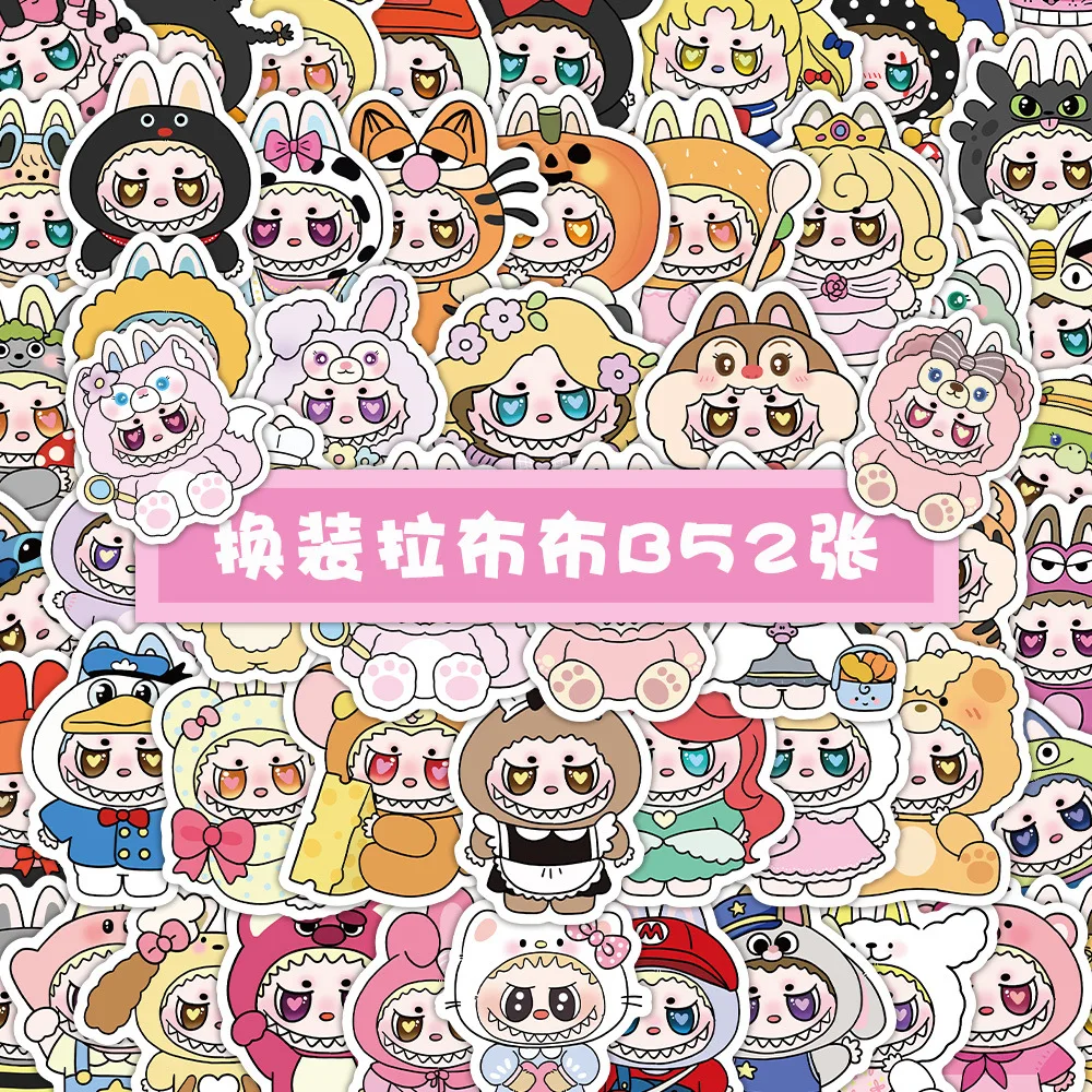 51 Labubu Cross Dressing Stickers Cartoon Cute Hand Account Decoration DIY Mobile Phone Luggage Waterproof Stickers Girl Gift
51 Labubu Cross Dressing Stickers Cartoon Cute Hand Account Decoration DIY Mobile Phone Luggage Waterproof Stickers Girl Gift