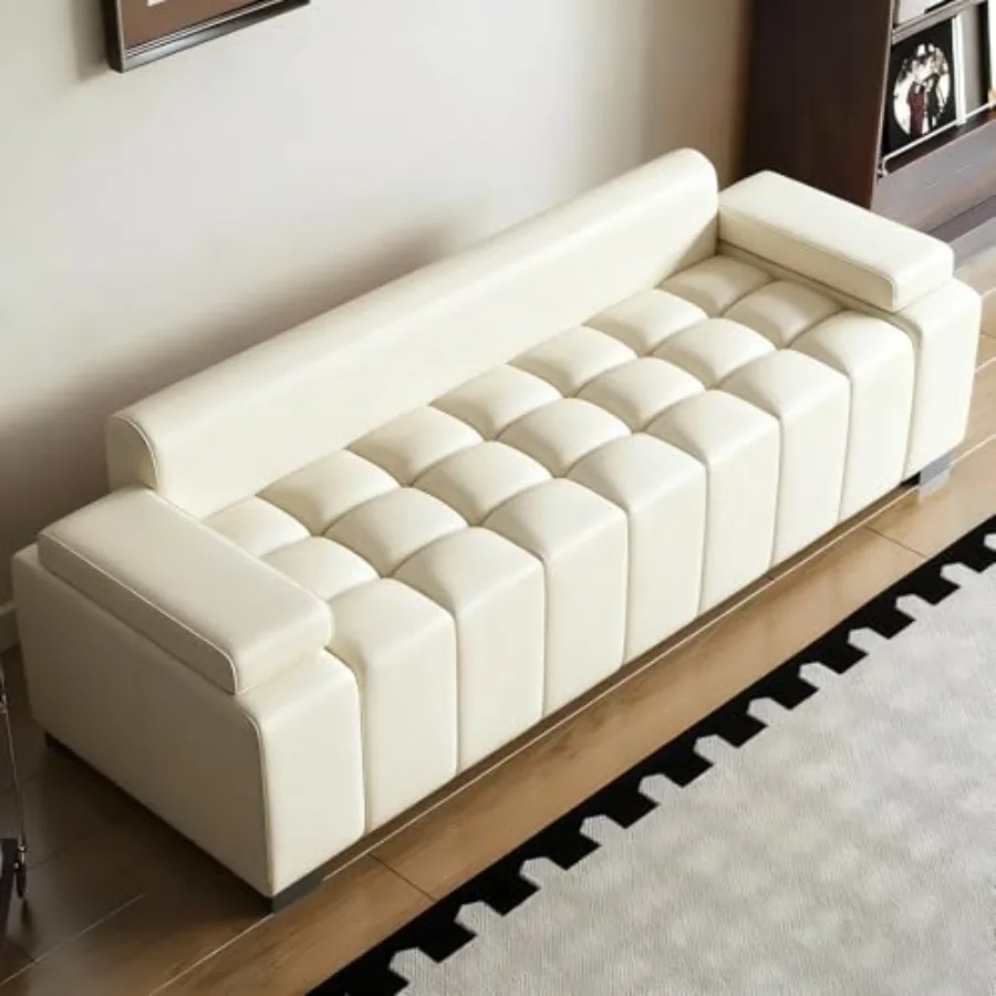 Waiting Room Bench, PU Leather Reception Benches, Modern Couch Office Sofa, Upholstered Guest Reception Chair with Backrest and
Waiting Room Bench, PU Leather Reception Benches, Modern Couch Office Sofa, Upholstered Guest Reception Chair with Backrest and