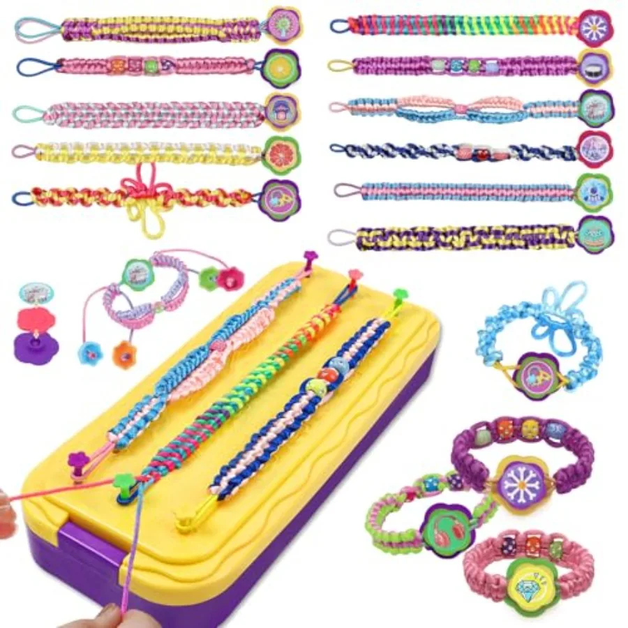 Arts and Crafts for Age 8-12 Friendship Bracelet Making Kit for Girls - Best Birthday Gifts Ideas for Girl 7 9 10 11 Year Old -
Arts and Crafts for Age 8-12 Friendship Bracelet Making Kit for Girls - Best Birthday Gifts Ideas for Girl 7 9 10 11 Year Old -