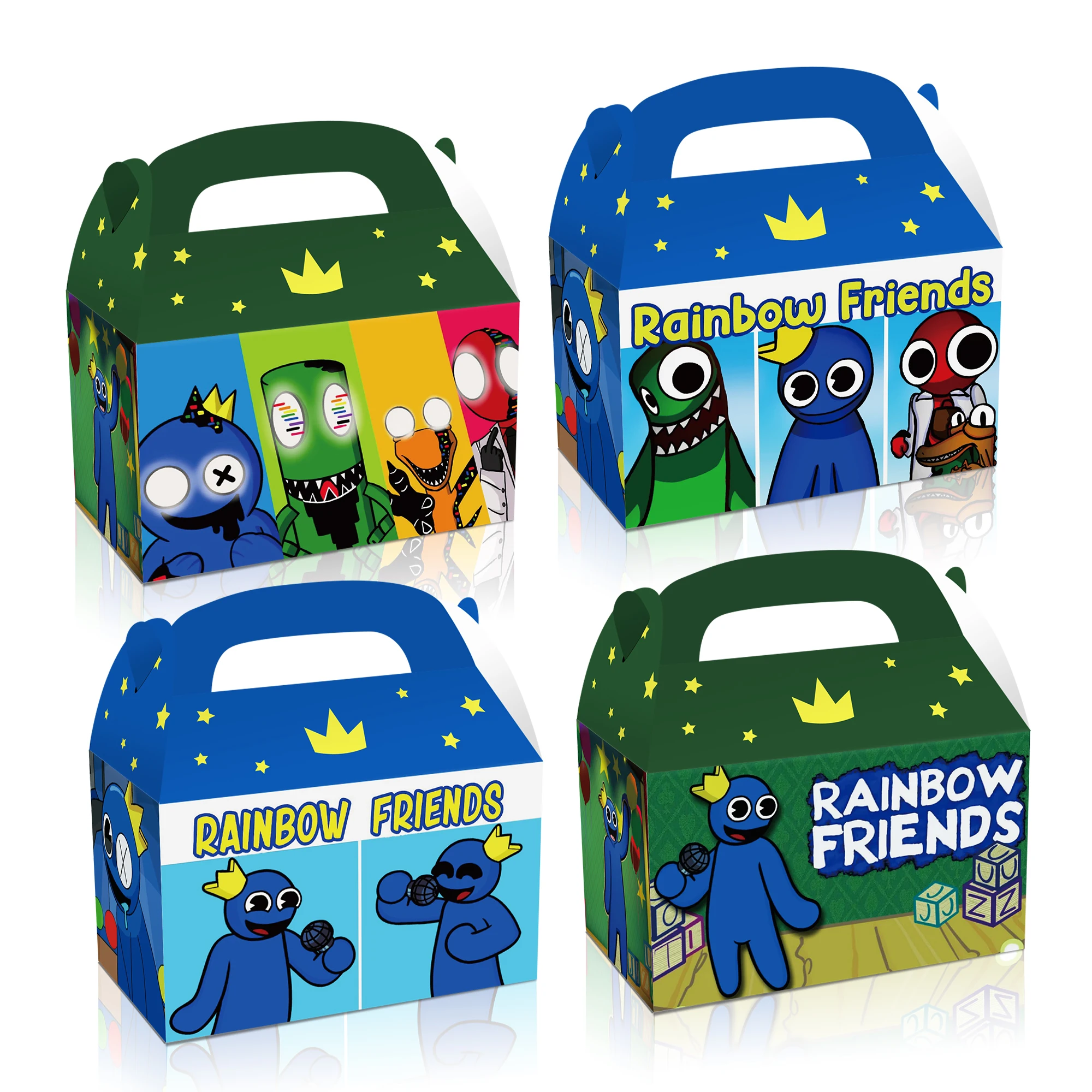 12pcs Rainbow Friends Paper Gift Box for Returns Birthday Party Decorations Candy Gift Bags Classroom Rewards Prizes
12pcs Rainbow Friends Paper Gift Box for Returns Birthday Party Decorations Candy Gift Bags Classroom Rewards Prizes