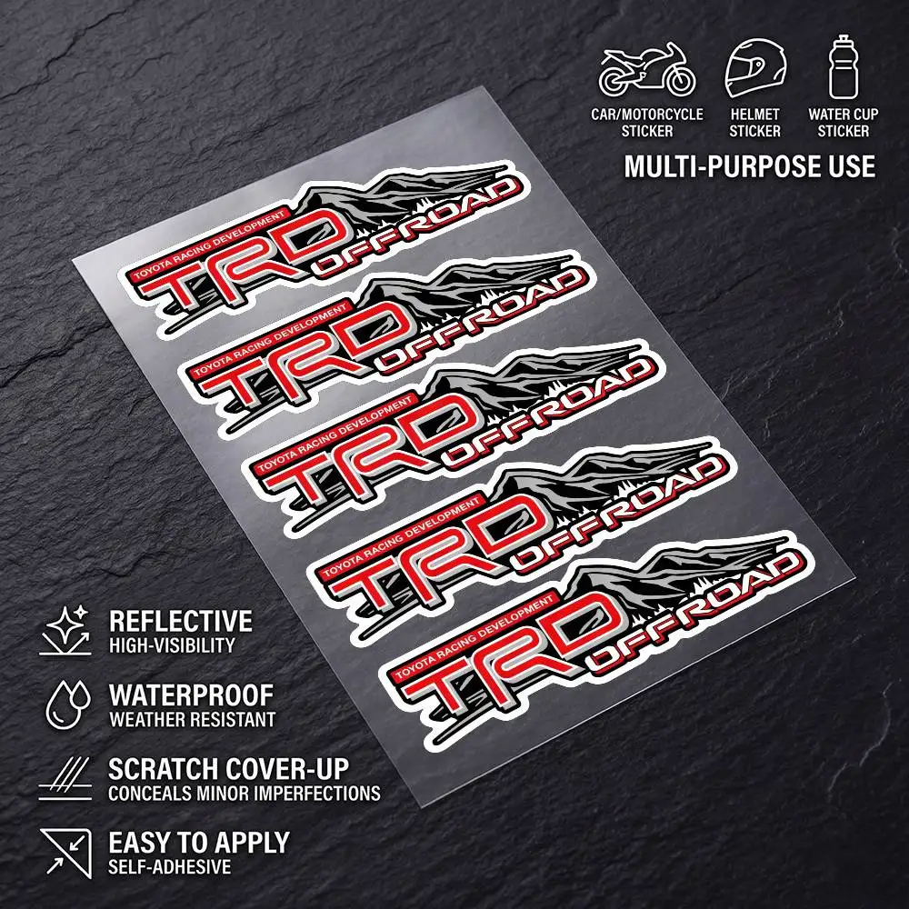 FOR TOYOTA TRO High Visibility Reflective Waterproof Decal Scratch Hide Sticker Fit Car Motorcycle Helmet Refrigerator
FOR TOYOTA TRO High Visibility Reflective Waterproof Decal Scratch Hide Sticker Fit Car Motorcycle Helmet Refrigerator
