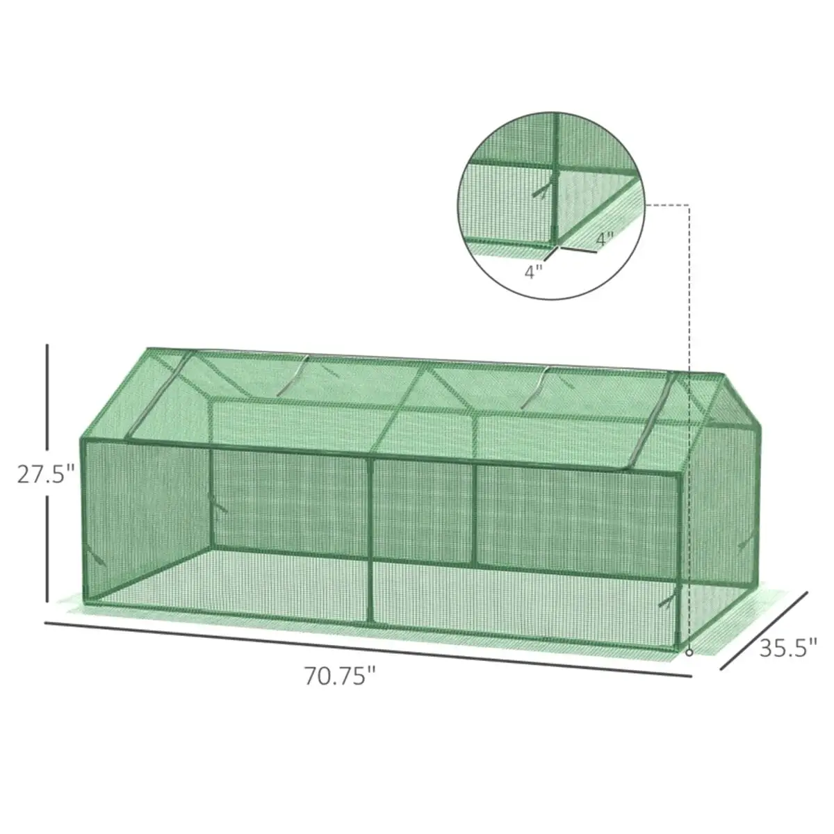 Compact Walk-in Greenhouse for Indoor/Outdoor Use - Efficient Shipping (Not Available at)
Compact Walk-in Greenhouse for Indoor/Outdoor Use - Efficient Shipping (Not Available at)