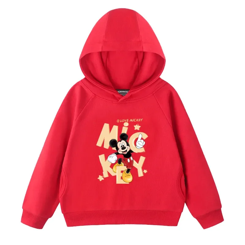 2024 Hot Sale Disney Mickey Mouse Printed Disney Fashion Casual Long Sleeve Outfits for Child Spring Autumn Pure Cotton Hoodies
2024 Hot Sale Disney Mickey Mouse Printed Disney Fashion Casual Long Sleeve Outfits for Child Spring Autumn Pure Cotton Hoodies