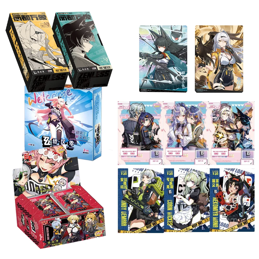 Zenless Zone Zero Cards Deluxe Edition Booster Pack Limited Silver Flash Card Anime Game Trading Collectible Cards Toys Gifts
Zenless Zone Zero Cards Deluxe Edition Booster Pack Limited Silver Flash Card Anime Game Trading Collectible Cards Toys Gifts