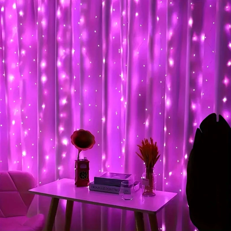 3/4/6M Curtain LED Light String USB Plug with Remote Christmas Decoration Holiday Home Bedroom Wedding Party Fairy Garland Lamp
3/4/6M Curtain LED Light String USB Plug with Remote Christmas Decoration Holiday Home Bedroom Wedding Party Fairy Garland Lamp