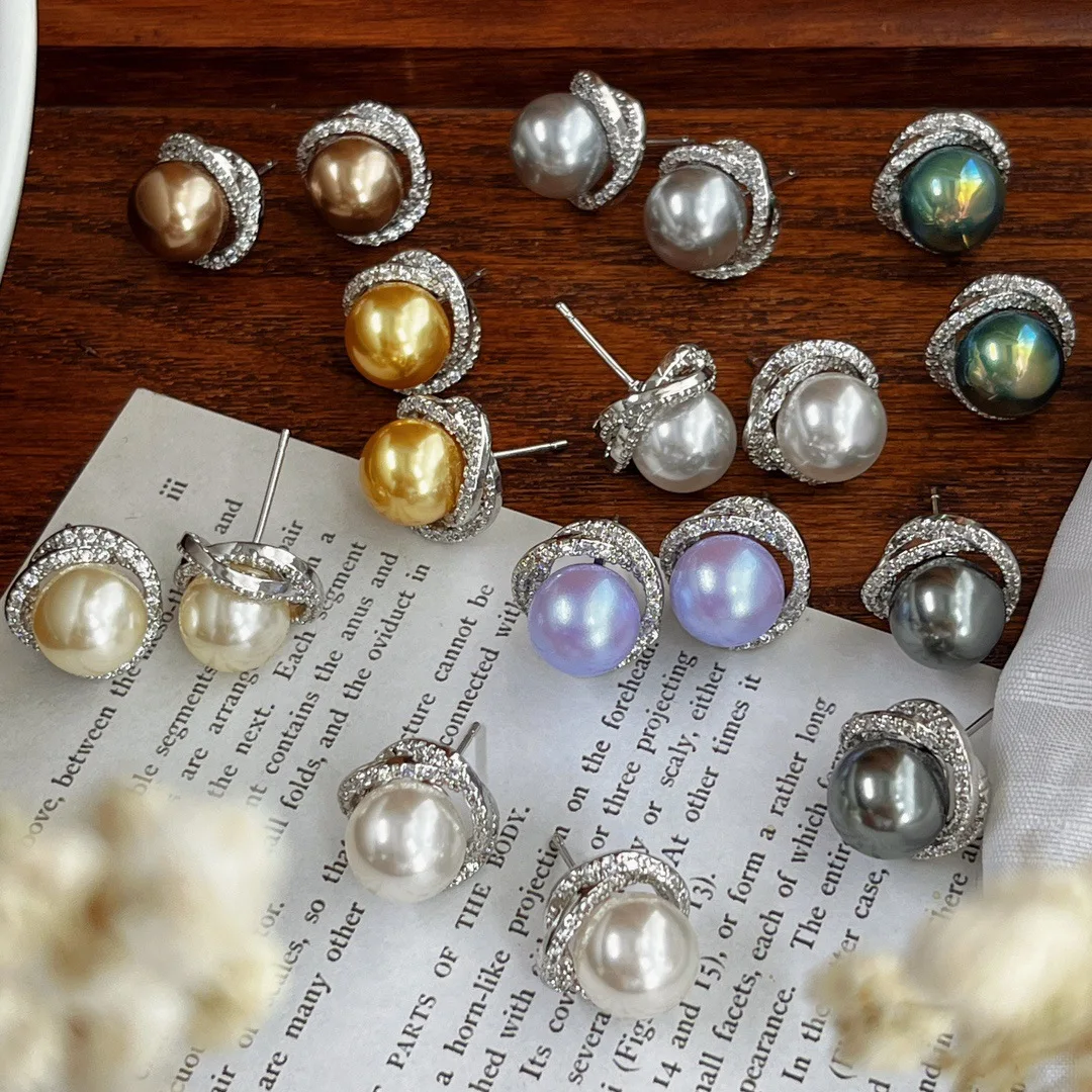 9 color 10mm Shijia shell pearl stud earrings
9 color 10mm Shijia shell pearl stud earrings