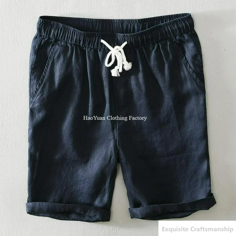 Men's Casual Shorts Pure Linen Solid Color Breathable Loose Plus Size Fashionable Drawstring Shorts
Men's Casual Shorts Pure Linen Solid Color Breathable Loose Plus Size Fashionable Drawstring Shorts