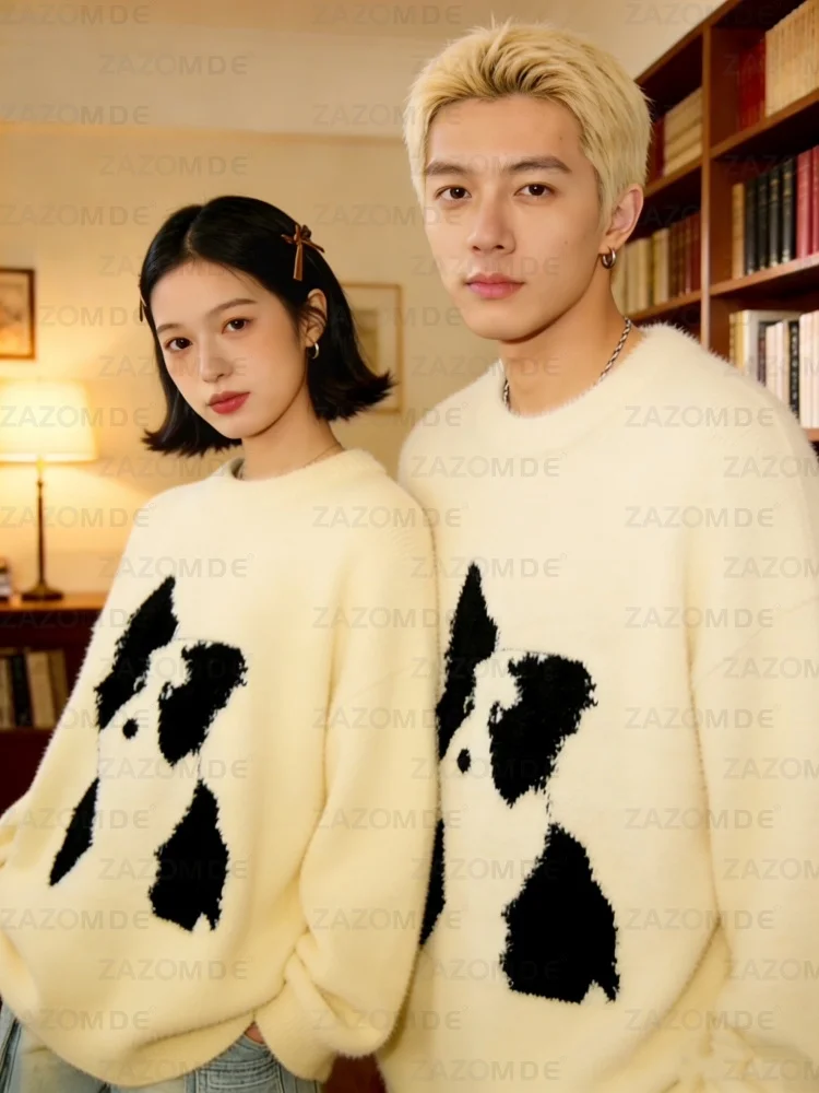 ZAZOMDE 2025 зимний свитер высшего качества Border Collie с иллюстрацией, теплая трикотажная ткань для стильного и уютного рождества
ZAZOMDE 2025 зимний свитер высшего качества Border Collie с иллюстрацией, теплая трикотажная ткань для стильного и уютного рождества