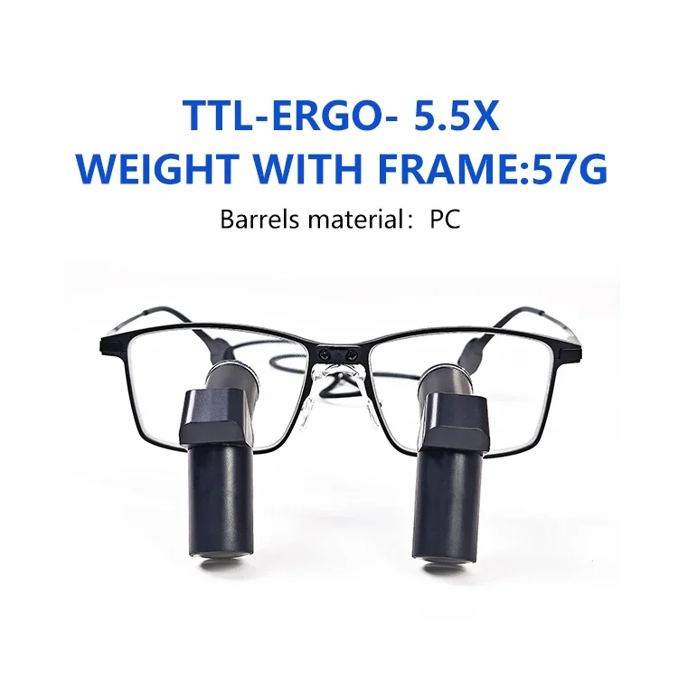 Burite TTL Ergo 5.5X Deflection Kepler Surgical Binocular Loupes Lightweight and Portable Ergonomics
Burite TTL Ergo 5.5X Deflection Kepler Surgical Binocular Loupes Lightweight and Portable Ergonomics
