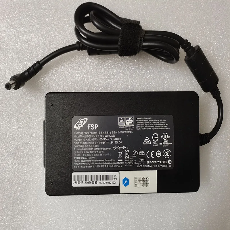 OEM FSP 19.5V 11.8A 230W FSP230-AJAS3 5.5mm*2.5mm AC Adapter For Skytech Gaming Lumi RTX 4060 Genuine Puryuan Charger
OEM FSP 19.5V 11.8A 230W FSP230-AJAS3 5.5mm*2.5mm AC Adapter For Skytech Gaming Lumi RTX 4060 Genuine Puryuan Charger