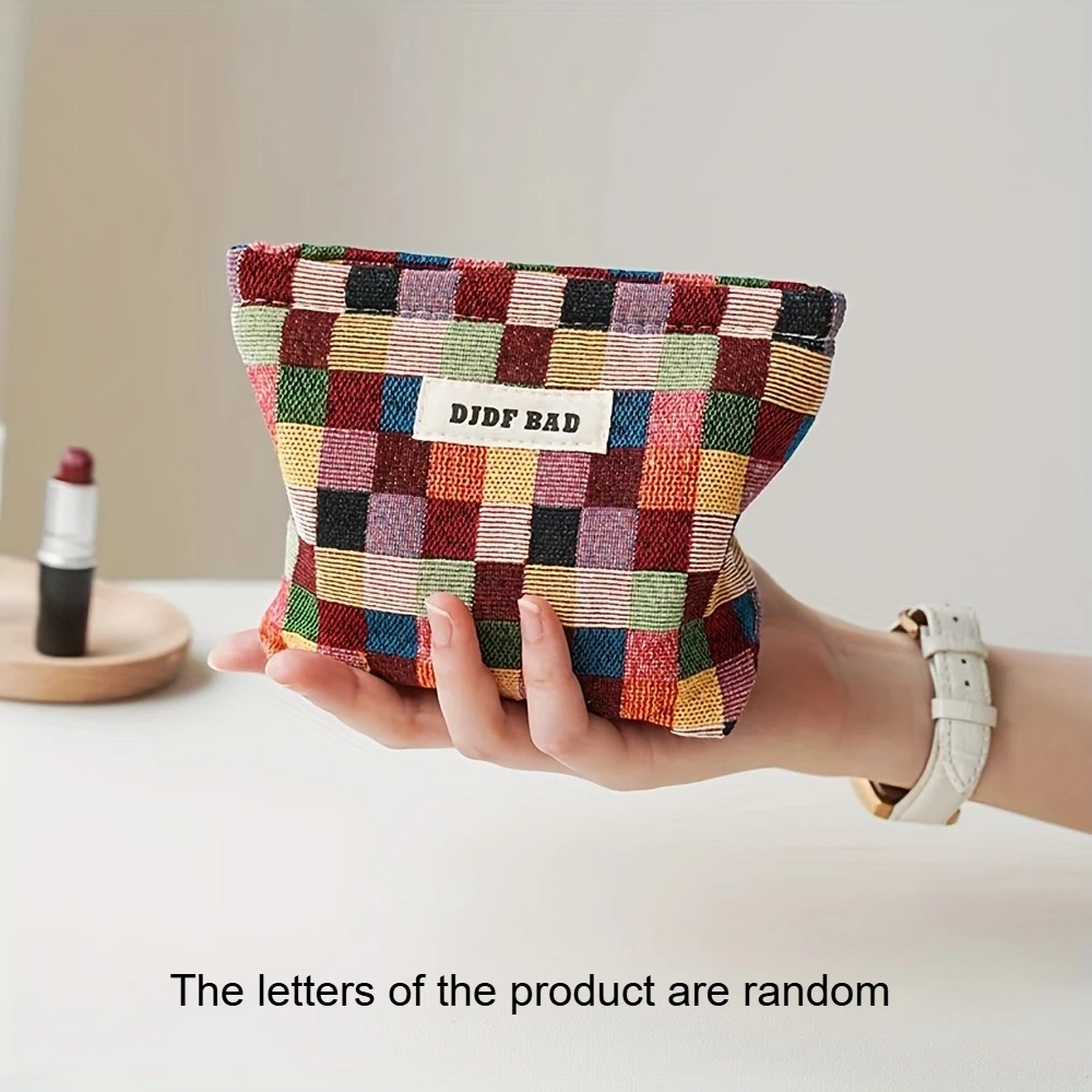 1pc Mini Female Cosmetic Bag Portable Red Soft Small Sanitary Napkin Storage Bag Commuter Coin Key Bag Portable Bank Card Bag
1pc Mini Female Cosmetic Bag Portable Red Soft Small Sanitary Napkin Storage Bag Commuter Coin Key Bag Portable Bank Card Bag