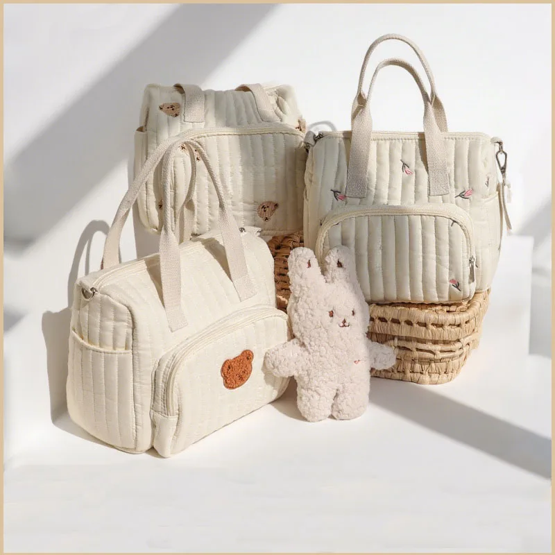 MILANCEL новая сумка для мамы, портативная сумка для подгузников большой емкости, милая сумка для хранения с вышитым медведем для отдыха
MILANCEL новая сумка для мамы, портативная сумка для подгузников большой емкости, милая сумка для хранения с вышитым медведем для отдыха