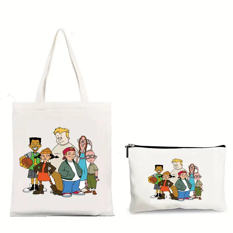 Recess Retro 90's Saturday Cartoon Fan Recess TV Series Tote Bag Shoulder Bag Eco Large Capacity Travel Shopping Bags
Recess Retro 90's Saturday Cartoon Fan Recess TV Series Tote Bag Shoulder Bag Eco Large Capacity Travel Shopping Bags