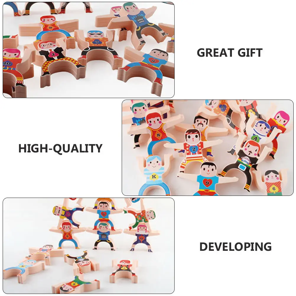 1Set Balance Blocks Creative Building Game for Kids 16 Pieces 4 Stickers 2 Plastic Balls Develop Hand-Eye Coordination
1Set Balance Blocks Creative Building Game for Kids 16 Pieces 4 Stickers 2 Plastic Balls Develop Hand-Eye Coordination