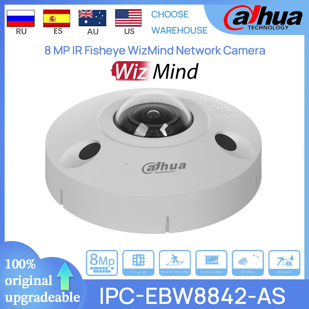 Dahua IPC-EBW8842-AS 8-мегапиксельная ИК-камера «рыбий глаз» WizMind Сетевая камера Встроенный микрофон SD-слот Люди Подсчет Intrusion tripwire Тепловая карта IK10
Dahua IPC-EBW8842-AS 8-мегапиксельная ИК-камера «рыбий глаз» WizMind Сетевая камера Встроенный микрофон SD-слот Люди Подсчет Intrusion tripwire Тепловая карта IK10