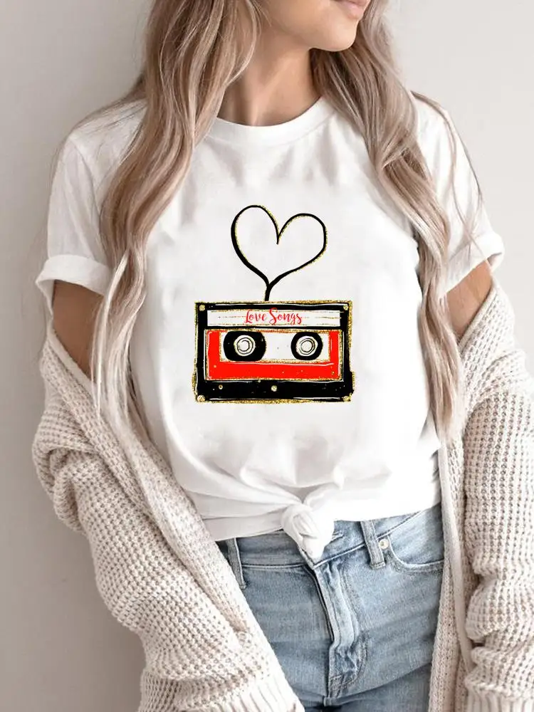 Love Heart Trend Cute 90s Clothing Cartoon Shirt Female T-shirts Women Short Sleeve Fashion Summer Graphic Tee Print T Top
Love Heart Trend Cute 90s Clothing Cartoon Shirt Female T-shirts Women Short Sleeve Fashion Summer Graphic Tee Print T Top