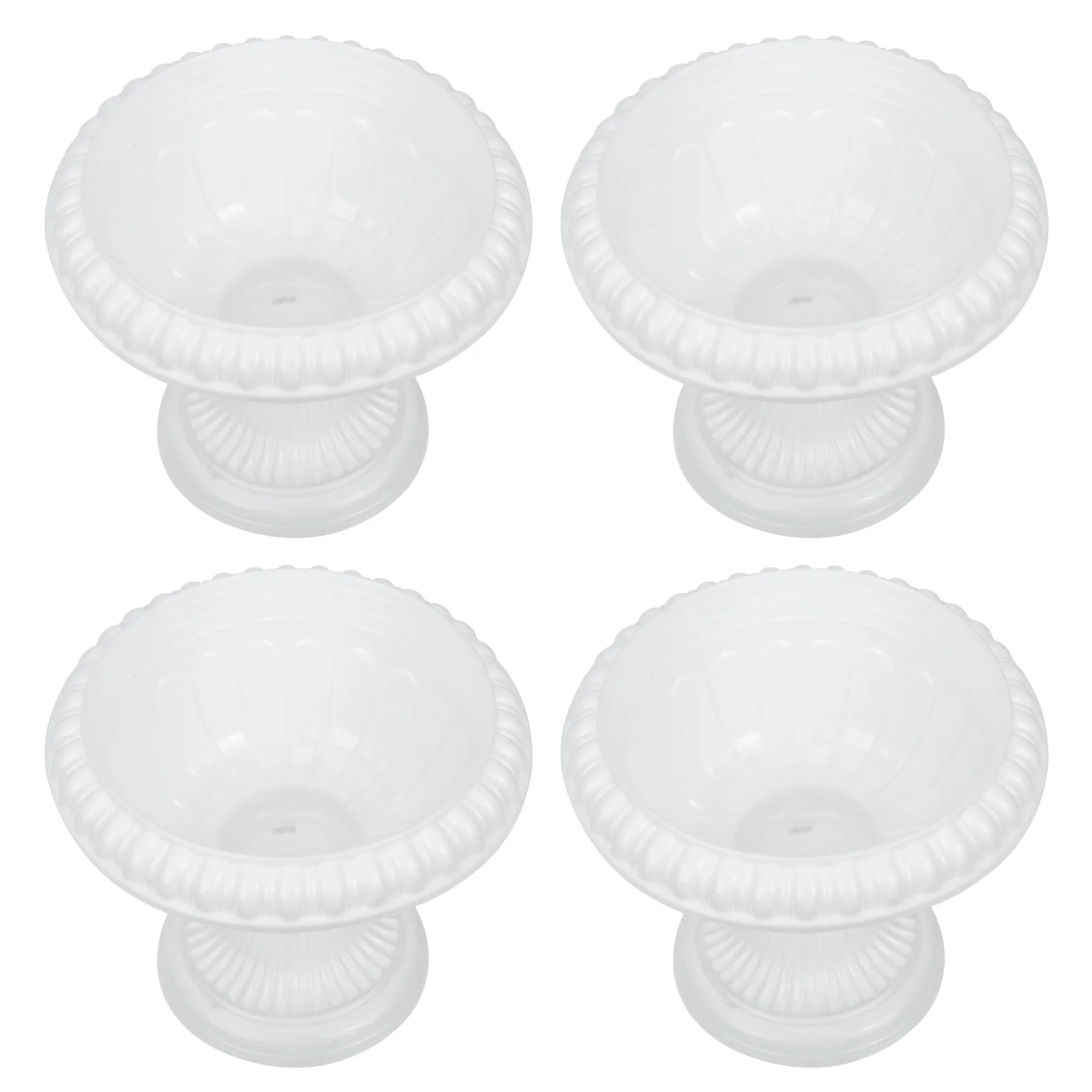 4pcs European Style Flower Pot Plastic Decorative Plant Holder for Balcony Garden Wedding Small White Easy Installation
4pcs European Style Flower Pot Plastic Decorative Plant Holder for Balcony Garden Wedding Small White Easy Installation