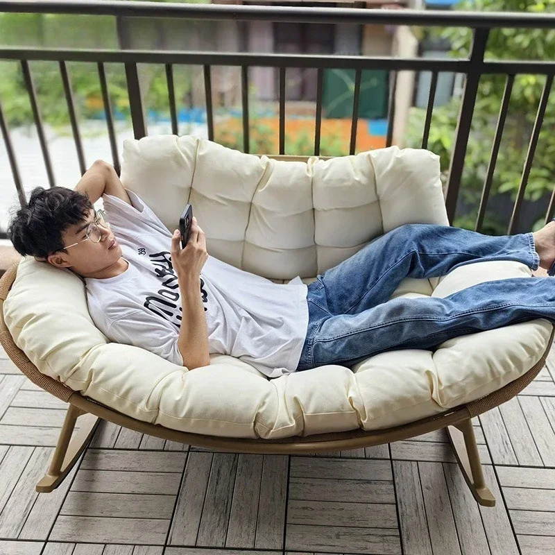 Double rocking chair Adult recliner Lazy balcony Living room Leisure sofa Sleeping outdoor courtyard Home rocking chair
Double rocking chair Adult recliner Lazy balcony Living room Leisure sofa Sleeping outdoor courtyard Home rocking chair