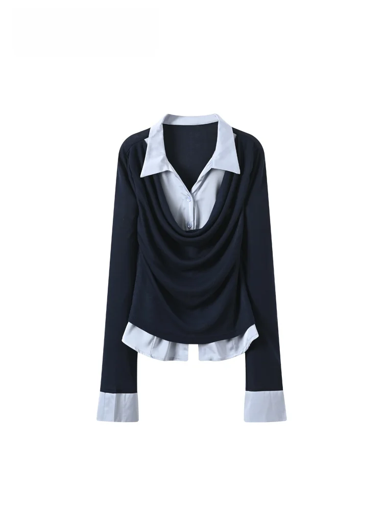 CaraCLUB plus Size Shirt Women's Long Sleeve Spring New Fashion Splicing Design Sense Top Skin-friendly Breathable Commute Style
CaraCLUB plus Size Shirt Women's Long Sleeve Spring New Fashion Splicing Design Sense Top Skin-friendly Breathable Commute Style