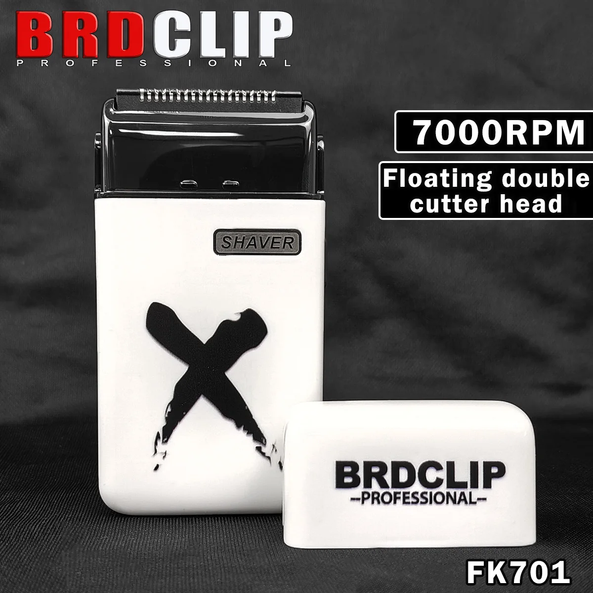BRDCLIP FK701 Профессиональная бритва 7000 об/мин, триммер для волос, плавающая двойная режущая головка, АБС-пластик, парикмахерская, мини-обрезка волос для мужчин
BRDCLIP FK701 Профессиональная бритва 7000 об/мин, триммер для волос, плавающая двойная режущая головка, АБС-пластик, парикмахерская, мини-обрезка волос для мужчин