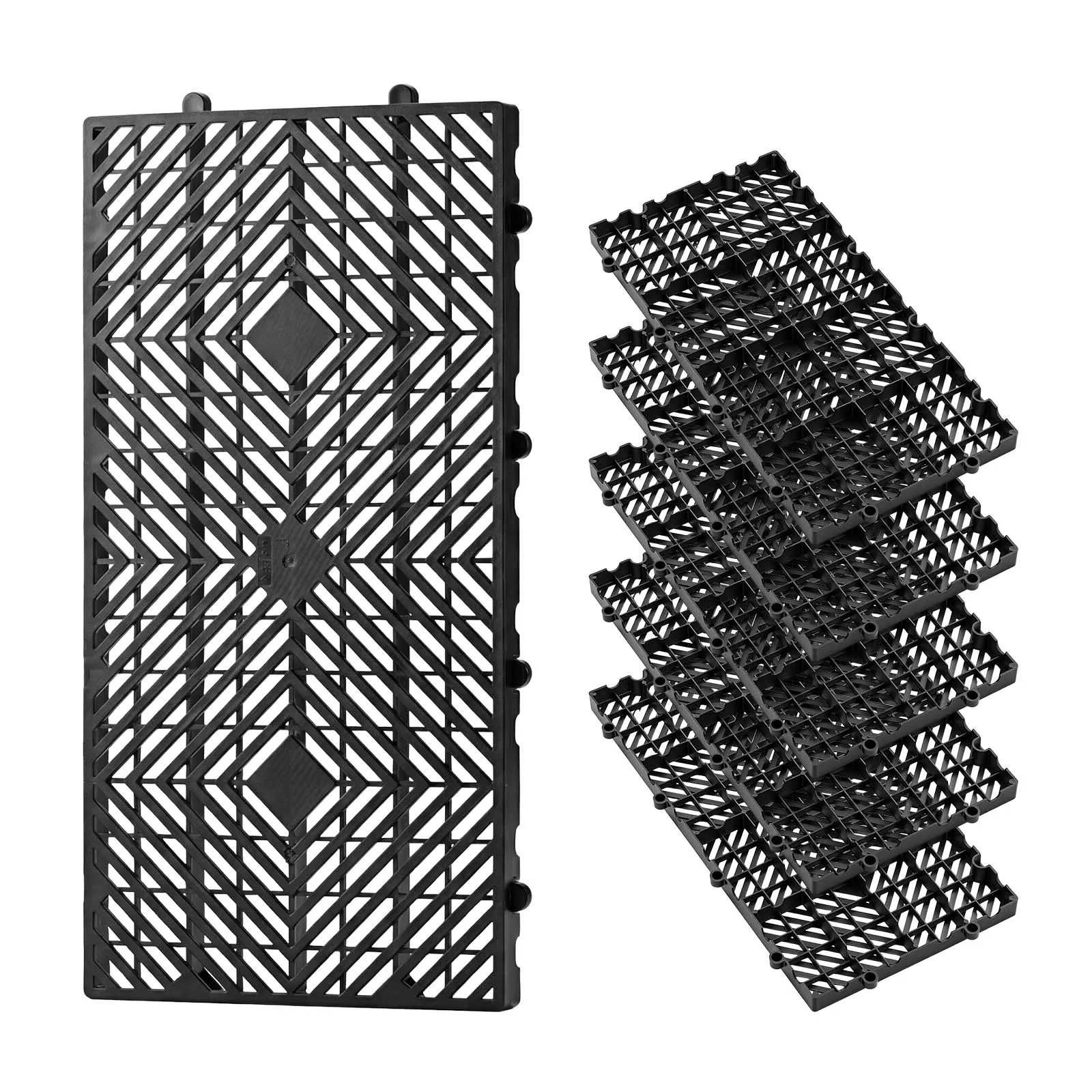 SucceBuy 6pcs Basement Storage Plastic Pallets with Breathable Grid Nestable Lightweight Waterproof Storage Pad for Supermarket
SucceBuy 6pcs Basement Storage Plastic Pallets with Breathable Grid Nestable Lightweight Waterproof Storage Pad for Supermarket