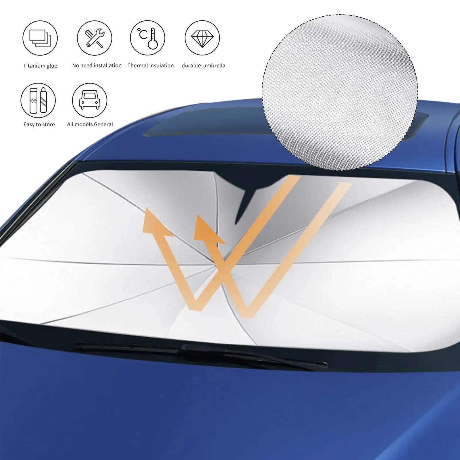 Car Windshield Sun Shade with silver coating Foldable Interior Anti UV Sun Windscreen Retractable Car Sun Blocker for Auto
Car Windshield Sun Shade with silver coating Foldable Interior Anti UV Sun Windscreen Retractable Car Sun Blocker for Auto
