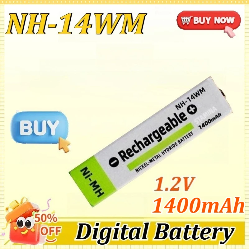 NH-14WM 1.2V 1400mAh 1pc Walkman Chewing Gum Battery Special Large Capacity DIY Lithium Battery TYPE-C Interface Color Random
NH-14WM 1.2V 1400mAh 1pc Walkman Chewing Gum Battery Special Large Capacity DIY Lithium Battery TYPE-C Interface Color Random