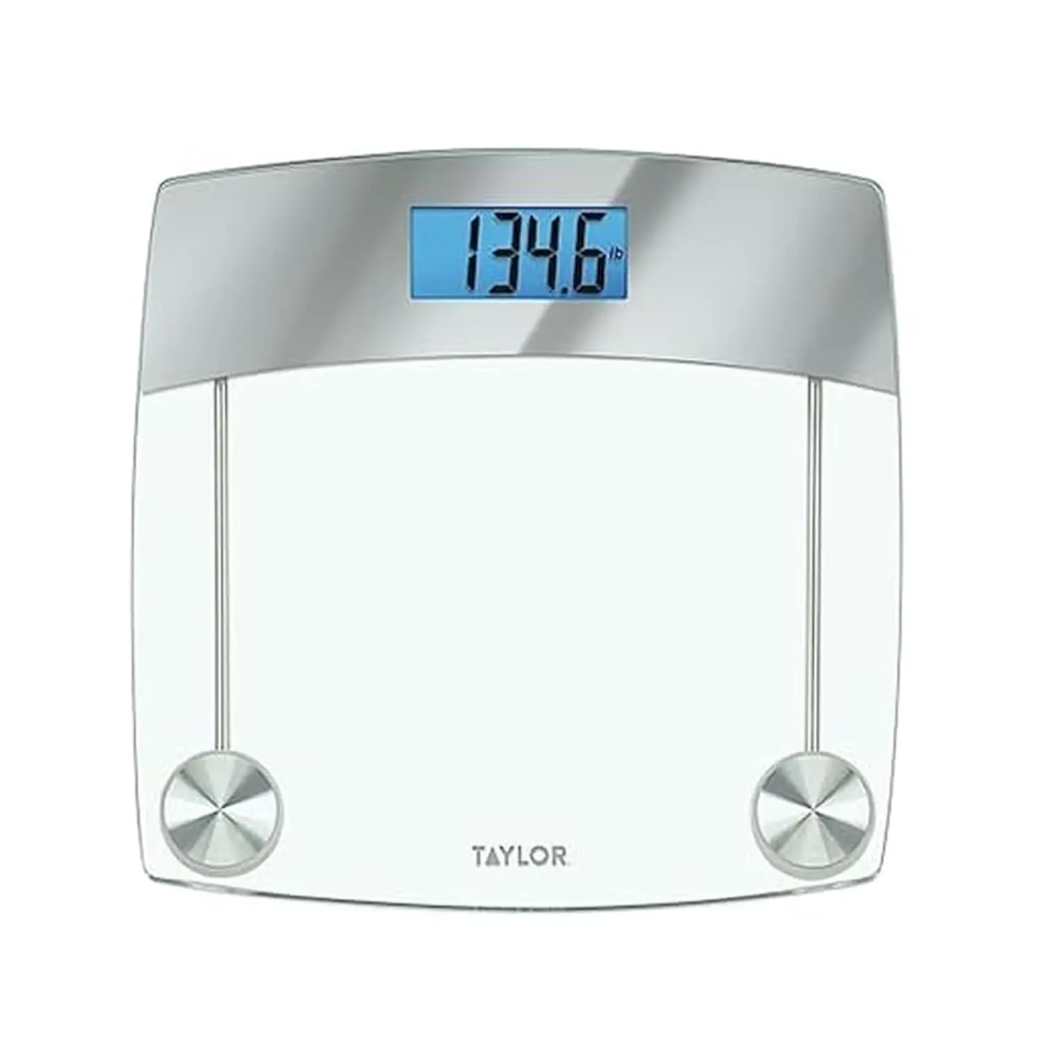 Digital Body Weight Scale, 440 LB Capacity, Blue LCD, Stainless Steel Accents, Glass Platform, 12.4 x 12.4 Inches
Digital Body Weight Scale, 440 LB Capacity, Blue LCD, Stainless Steel Accents, Glass Platform, 12.4 x 12.4 Inches
