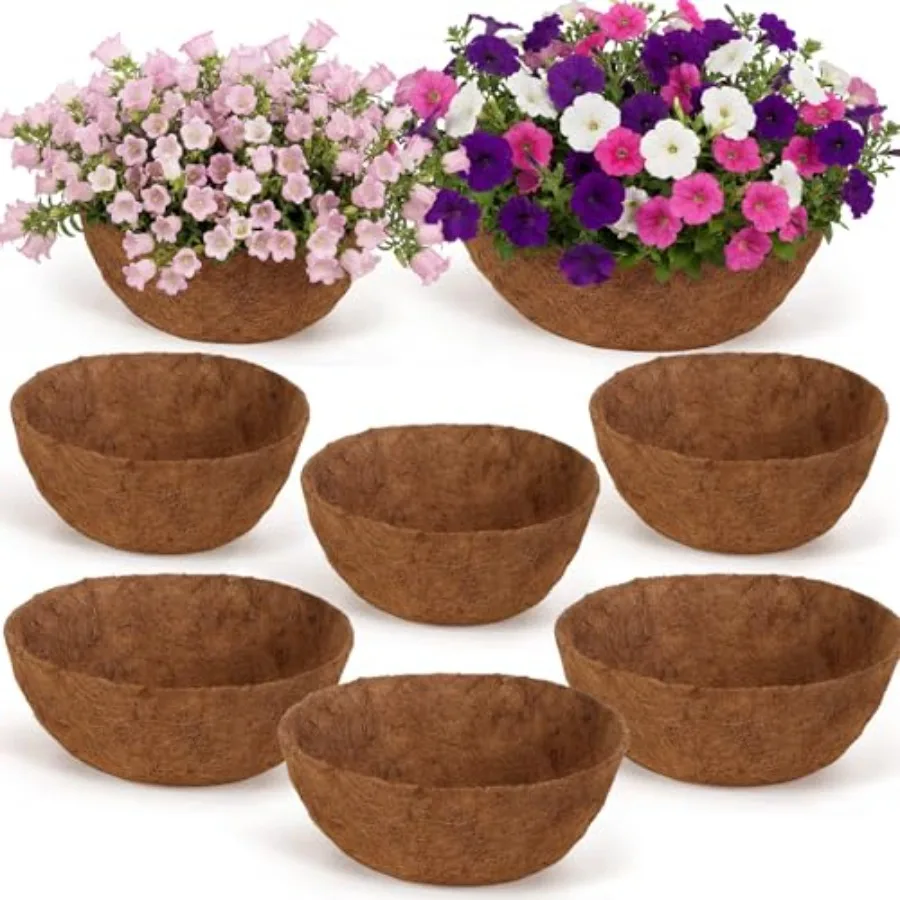 Pcs, Coconut Liners for Hanging Baskets Coco Liners for Planters Natural Round Coconut Coco Planter Basket Coir Liner for Hangi
Pcs, Coconut Liners for Hanging Baskets Coco Liners for Planters Natural Round Coconut Coco Planter Basket Coir Liner for Hangi