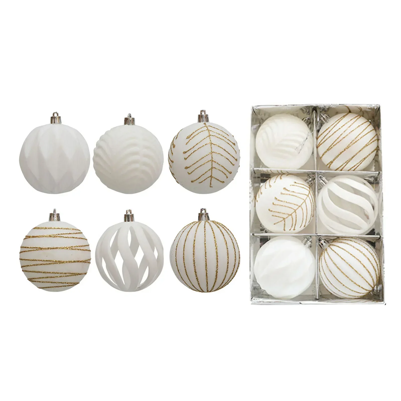 6pcs 8cm Christmas Ball Christmas Tree Pendant Ornaments For Home Decor 2024 New Year Navidad Xmas Ball Decoration Natal
6pcs 8cm Christmas Ball Christmas Tree Pendant Ornaments For Home Decor 2024 New Year Navidad Xmas Ball Decoration Natal